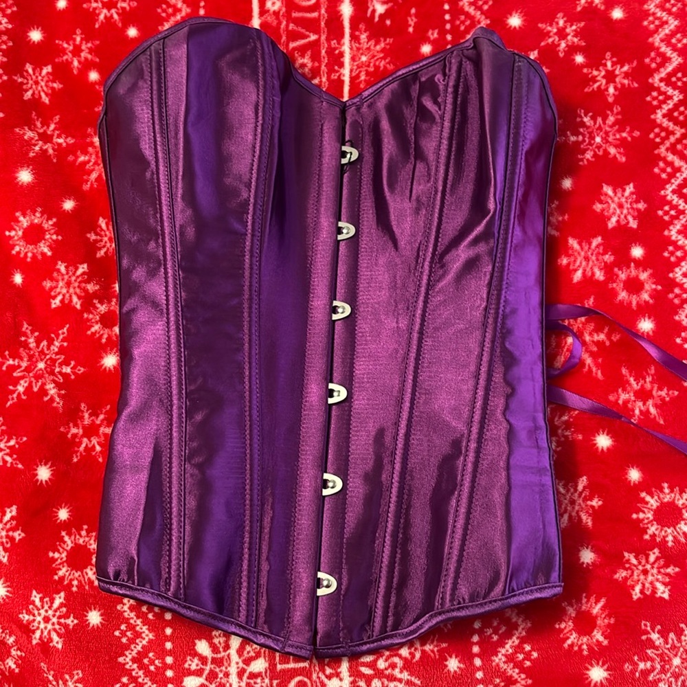 Corset Top Bustier Renaissance Lace up Lingerie Women
Overbust Satin Plus Size